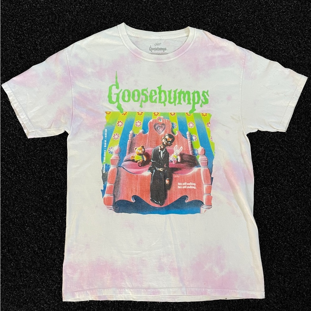 Goosebumps T Shirt Tie Dye Graphic Night Of The Living Dummy Size S